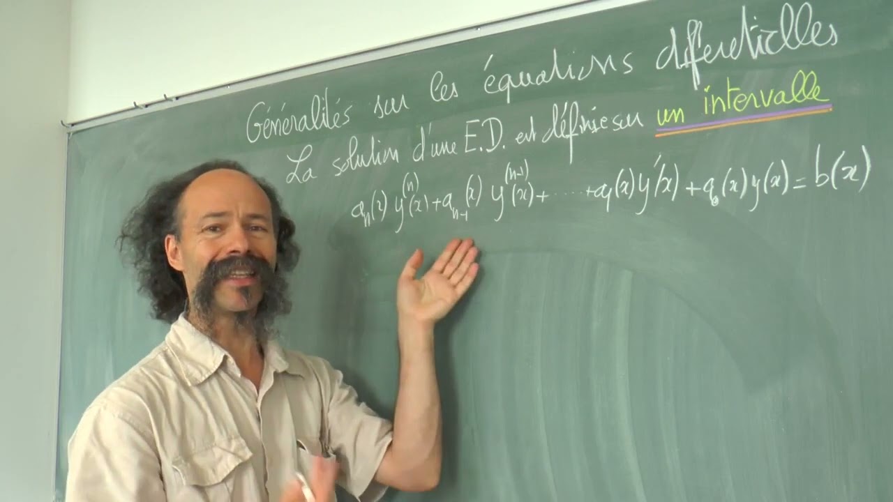 V18 Mathématiques de l'ingénieur : généralités sur les équations différentielles linéaires
