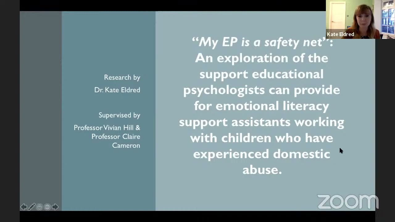 An exploration of the support EPs can provide for emotional literacy support assistants