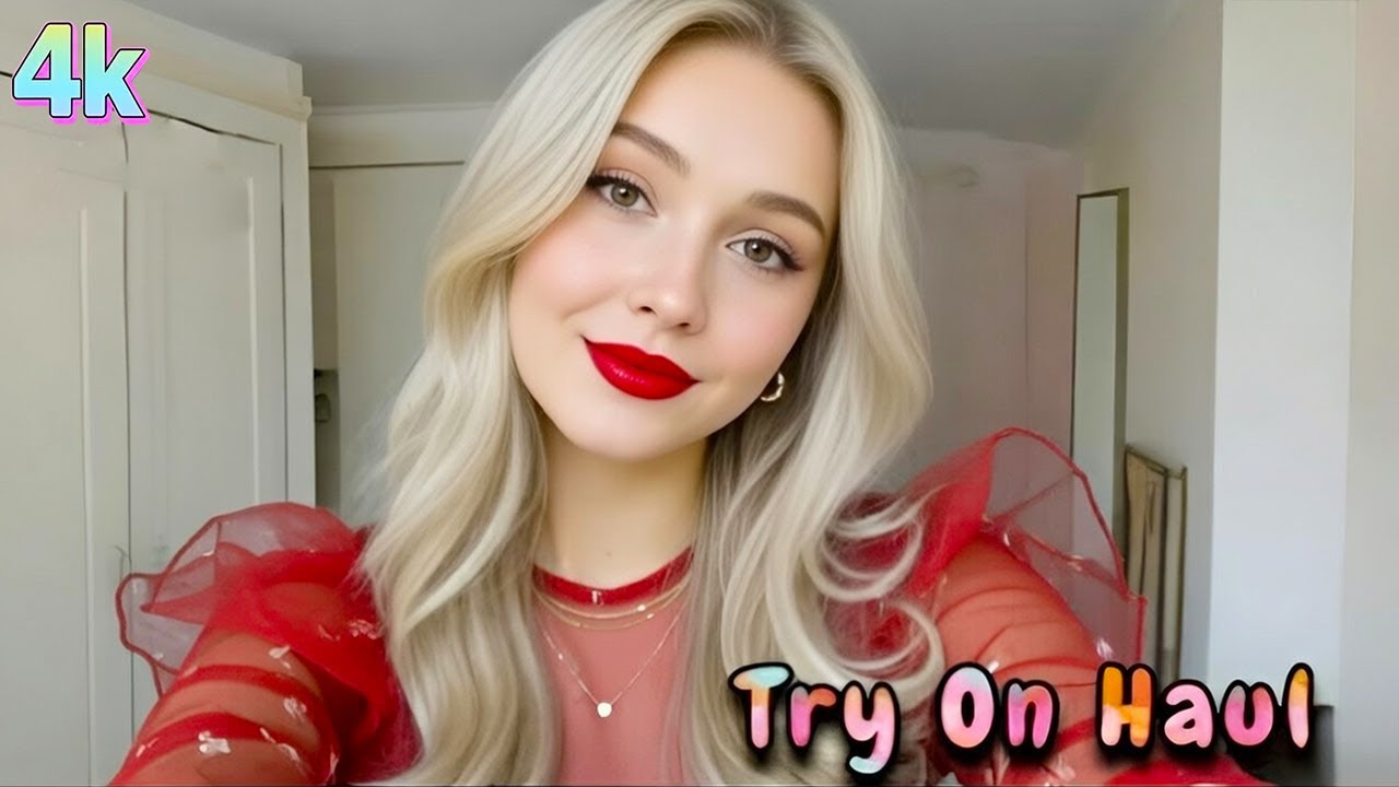 4k Try-On Haul See Everything | Transparent Dress, Lingerie & Bikini Try-On Haul With Me 2026