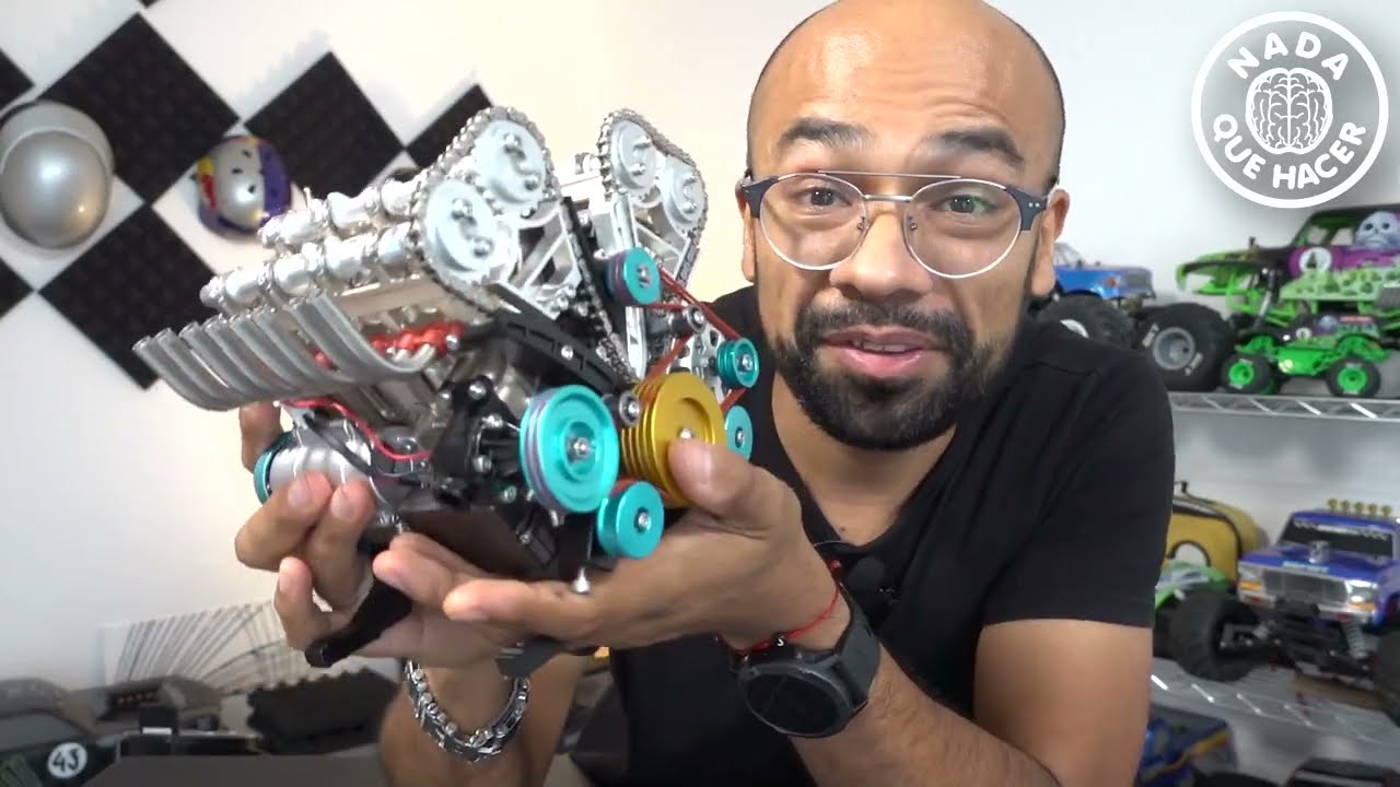 ¡El motor V8 para armar más caro que he probado! ¡VALE MÁS QUE UN MOTOR DE  AUTO DE VERDAD! |NQUEH