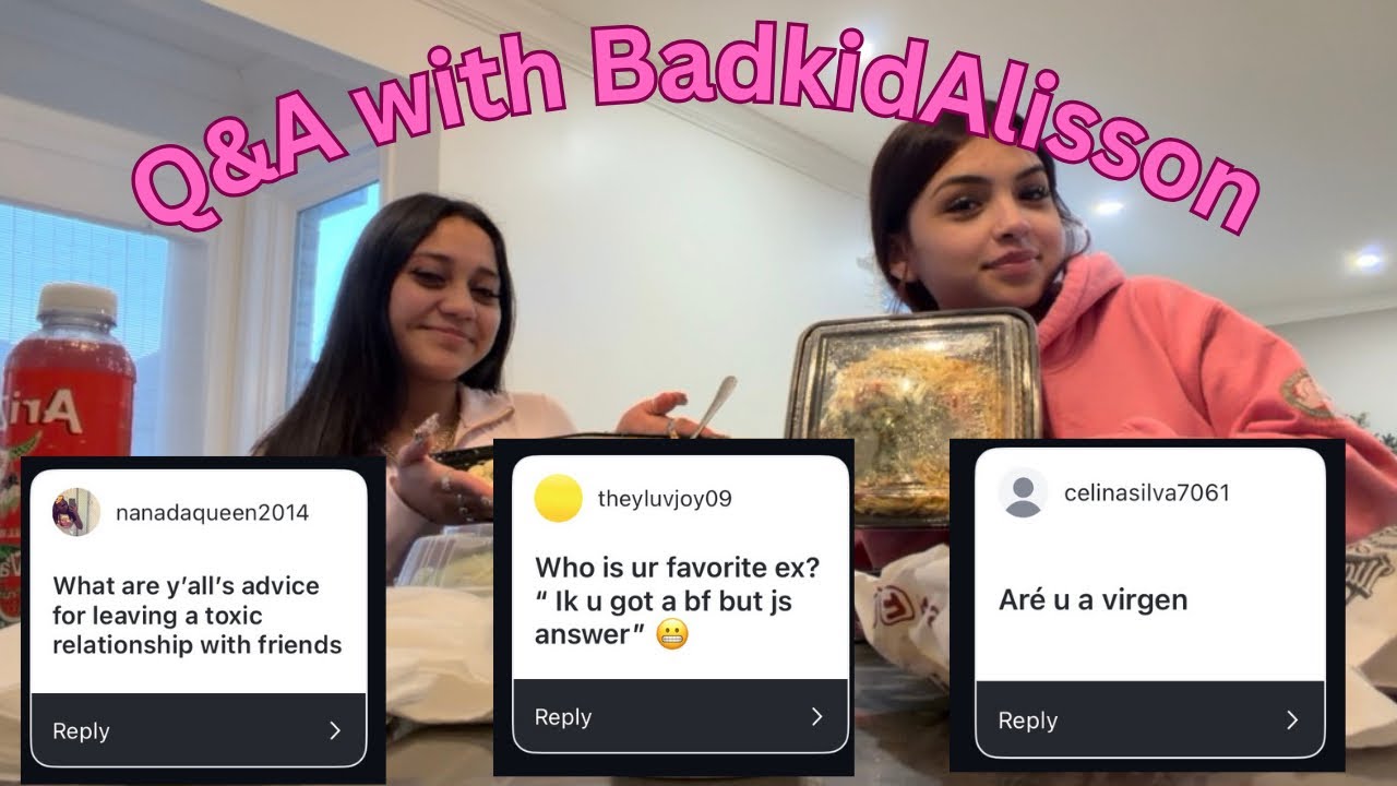 Answering juicy questions with Badkidalisson 