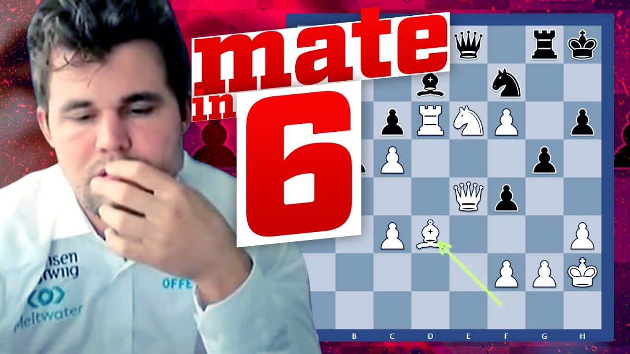 MATE IN 6! Magnus Carlsen vs Ding Liren
