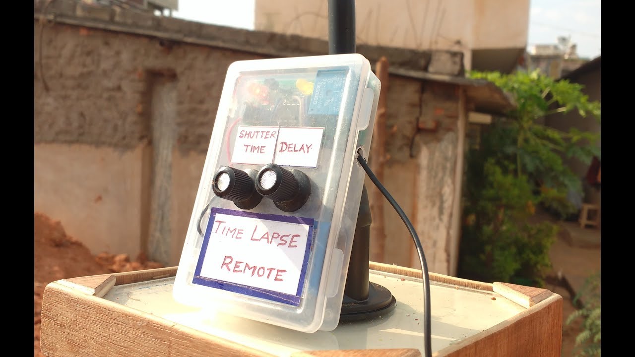 Make Time Lapse Remote for DSLR and Mobile Camera |Intervalometer
