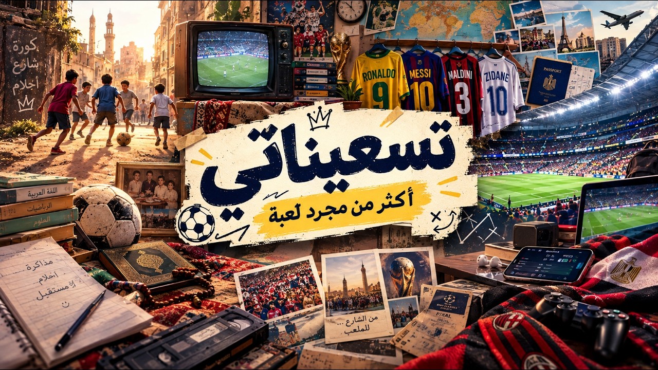 تسعيناتي | حلقة 7 | ميسي و رونالدو 🔥 برشلونة جوارديولا 2009 ⚽💯 أمم إفريقيا ⚽ اليورو 🏆 كأس القارات 🤩🏆