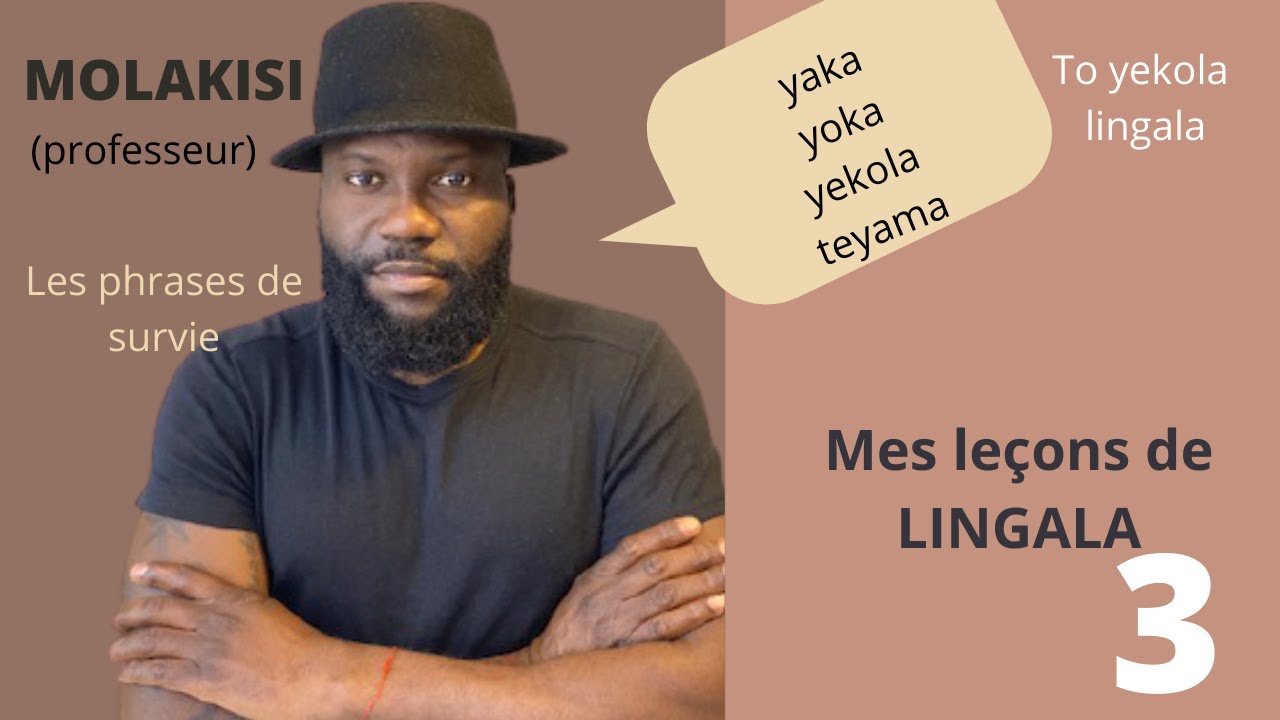 Molakisi  - cours de lingala 3 - Les phrases de survie #13