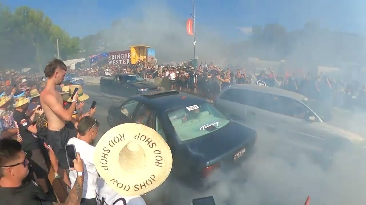 summernats 38 cruise route mayhem