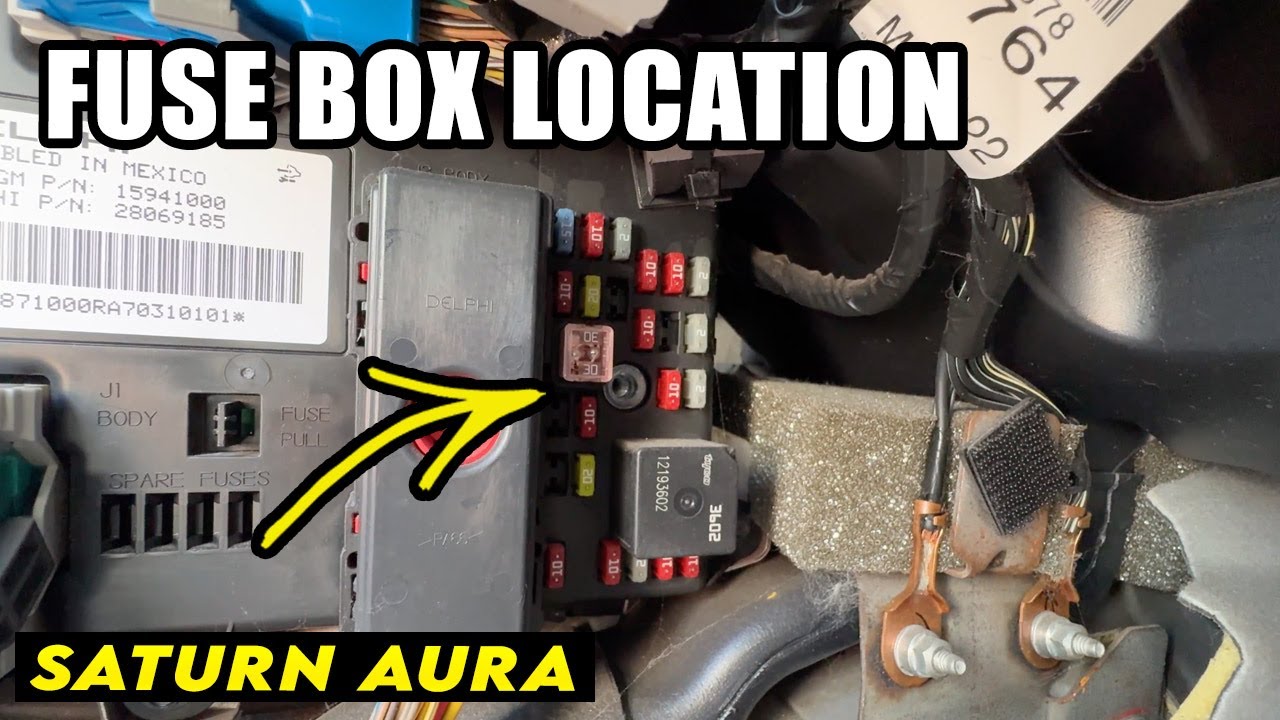 Saturn Aura Fuse Box Location