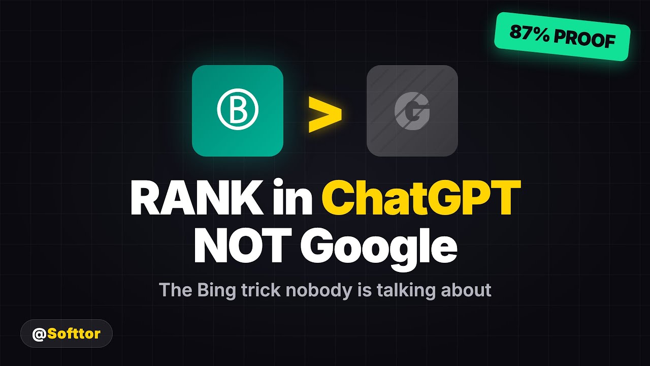I Found The Secret To Ranking In ChatGPT (It's NOT Google)