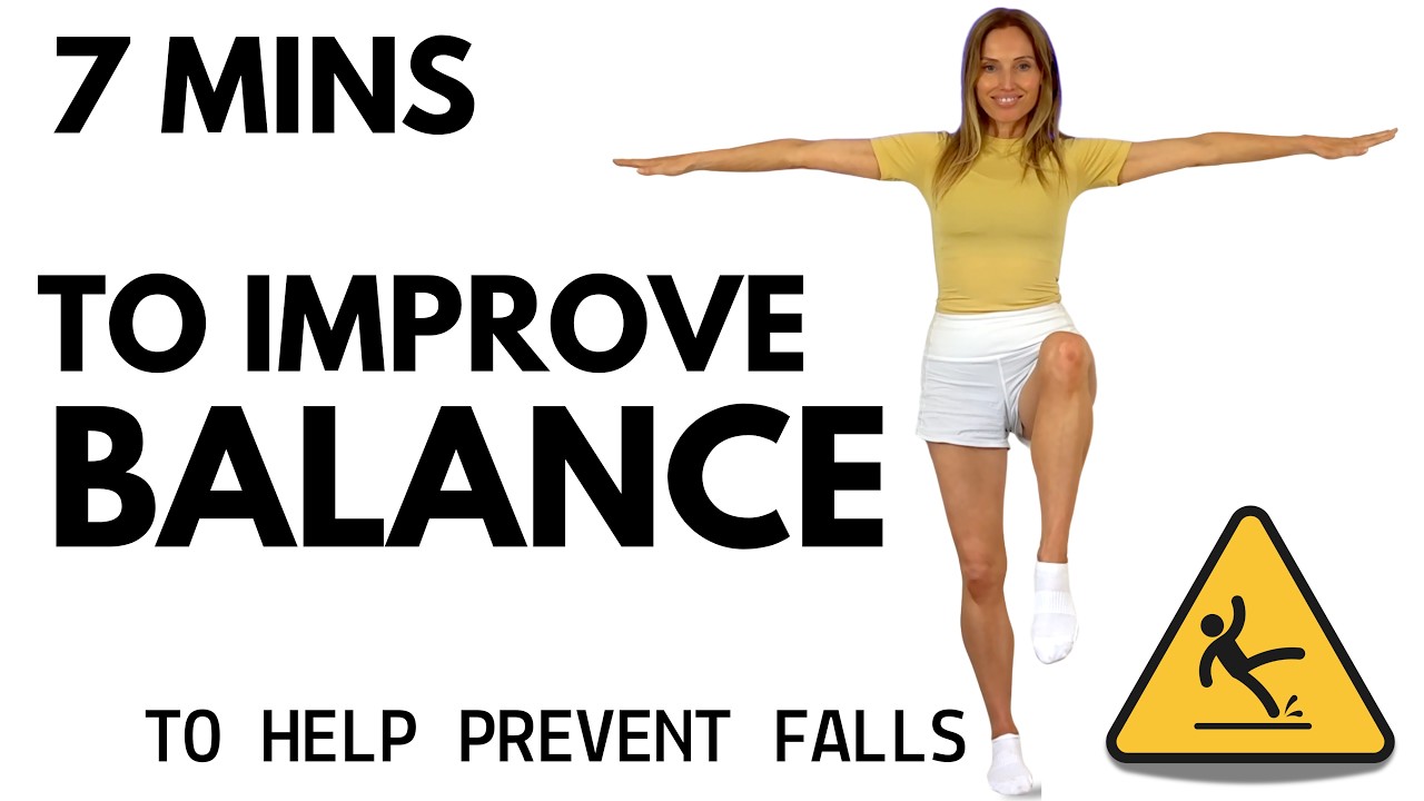 Improve Your Balance🦩 7 Minute Workout  With These Simple Standing Exercises!
