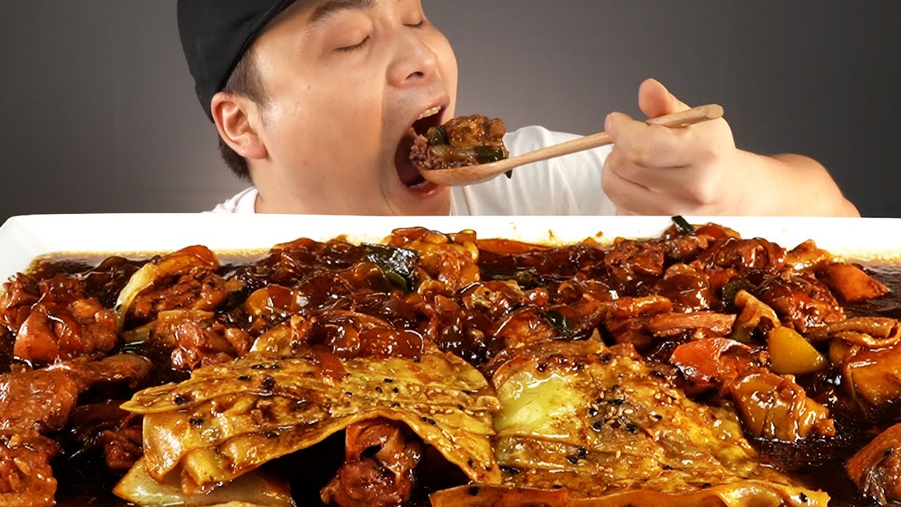 당면가득 넣은 찜닭 먹방~!! 리얼사운드 ASMR social eating Mukbang(Eating Show)