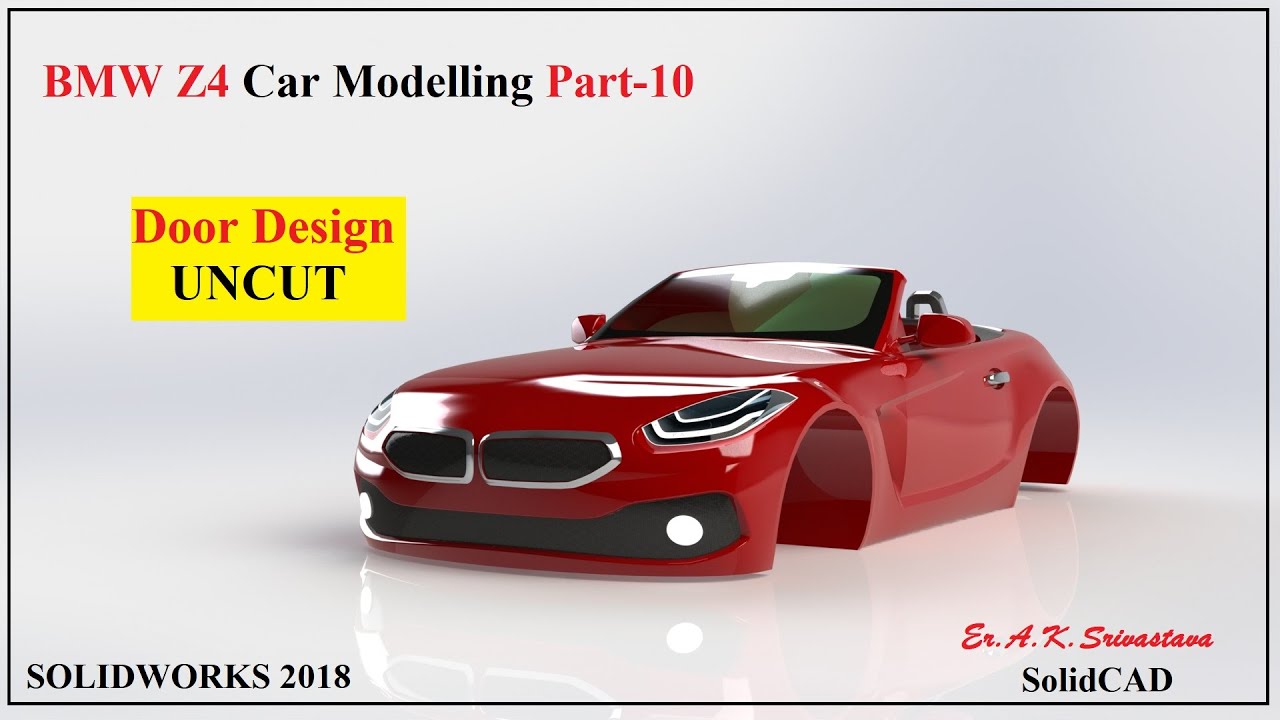 BMW Z4 Car Modelling in Solidworks (Part 10) | Car Door design |