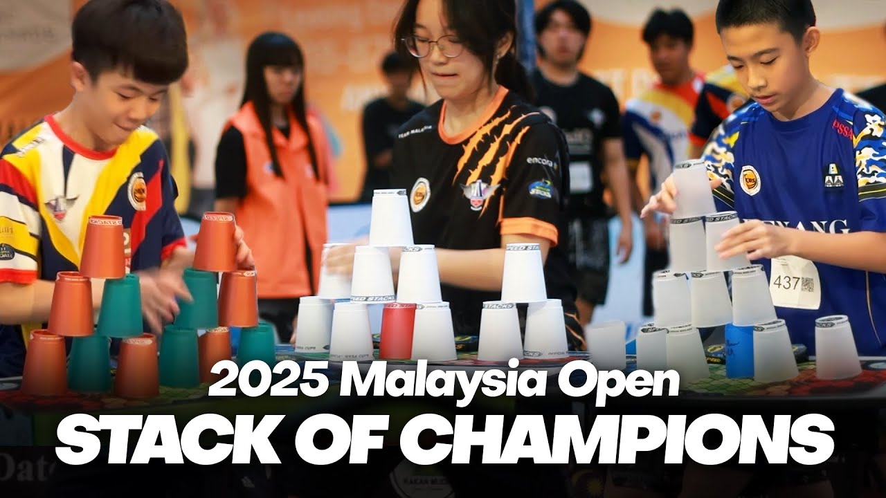 2025 Malaysia Open Sport Stacking Championships: Stack of Champions Highlights!