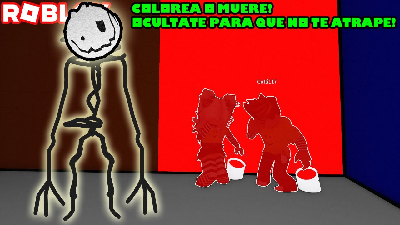 Jugamos Colorea O Muere! Ocúltate En Tu Color Para Que No Te Atrape El Monstruo! Guía Para Pasarla!