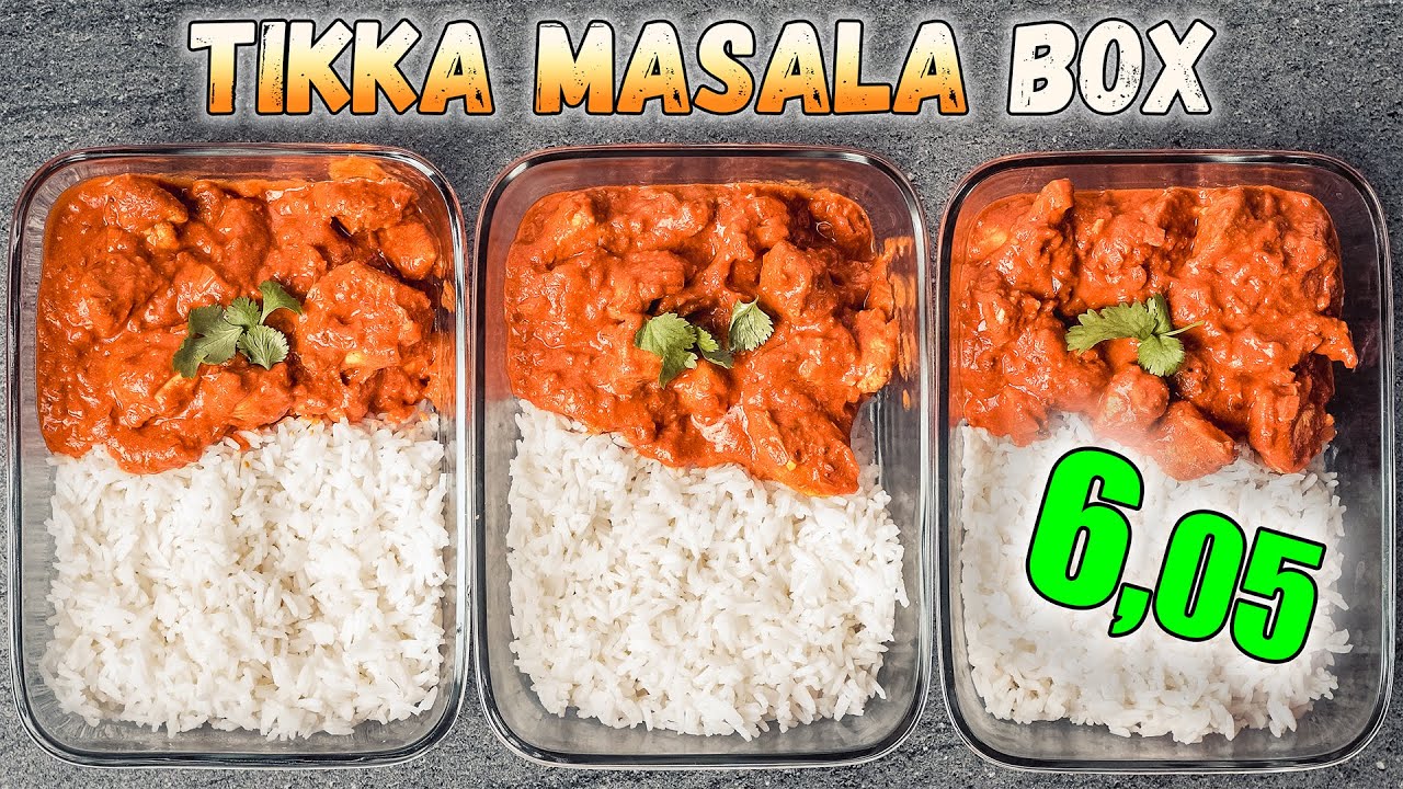 Tikka Masala KURCZAK z ryżem - LunchBOX na 3 dni
