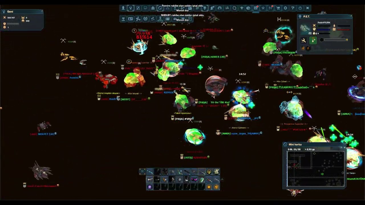 DarkOrbiT   TR2 3   MAP BL ENEMY CLEARANCE   #darkorbit