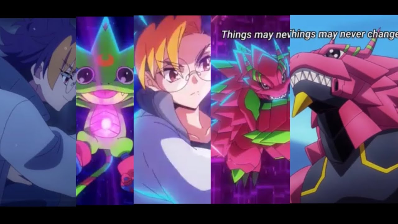 Digimon Beatbreak Tomoro And Gekkomon, Gekkomon Digivolves To Armalizamon Fandub (Read Description)
