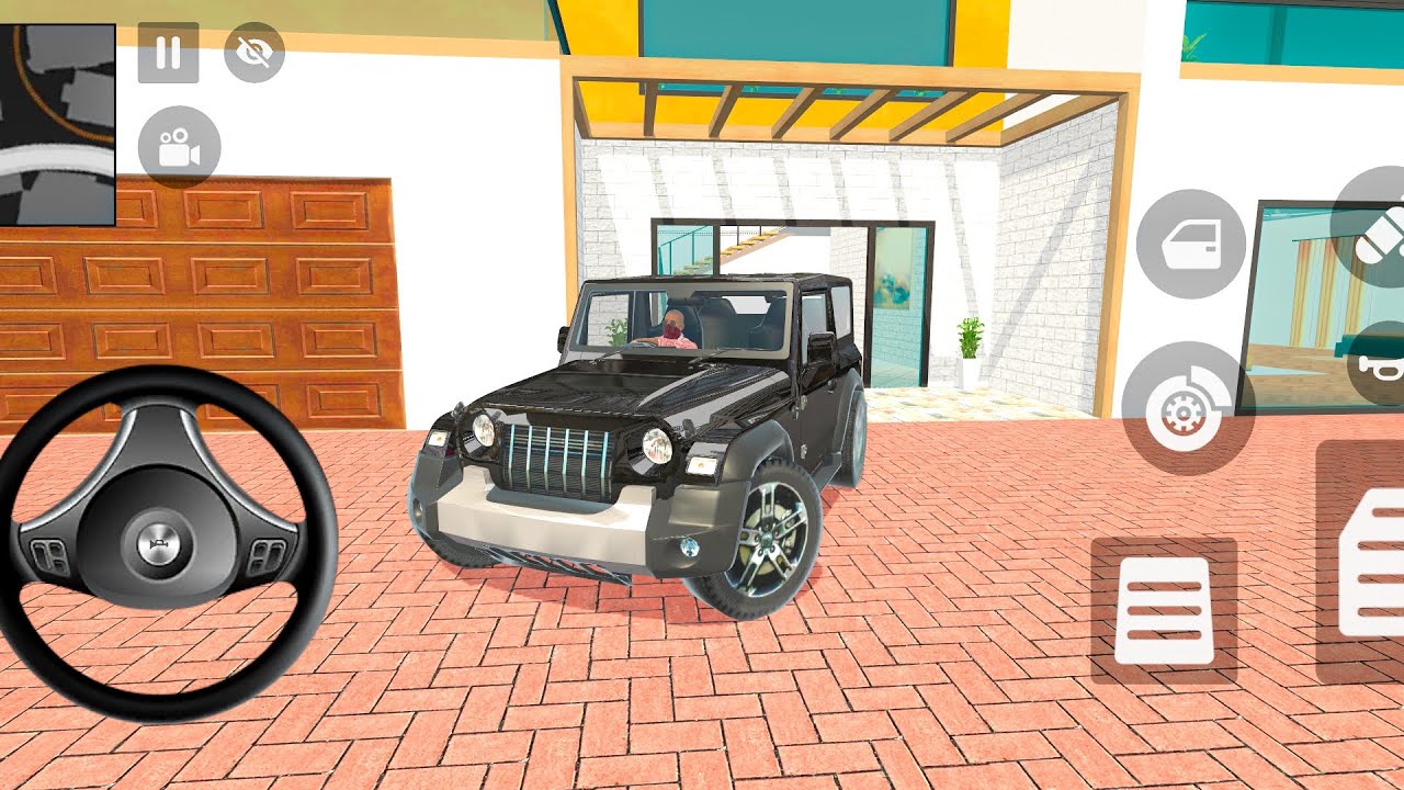 Full 🤯 Modified Mahindra 💥 Thar 4×4 Ordered 🎉 By Franklin Indian Theft Aura Simulator.