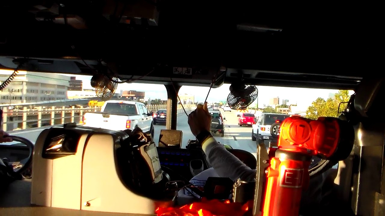 Orlando Fire Department Engine 1 Responding