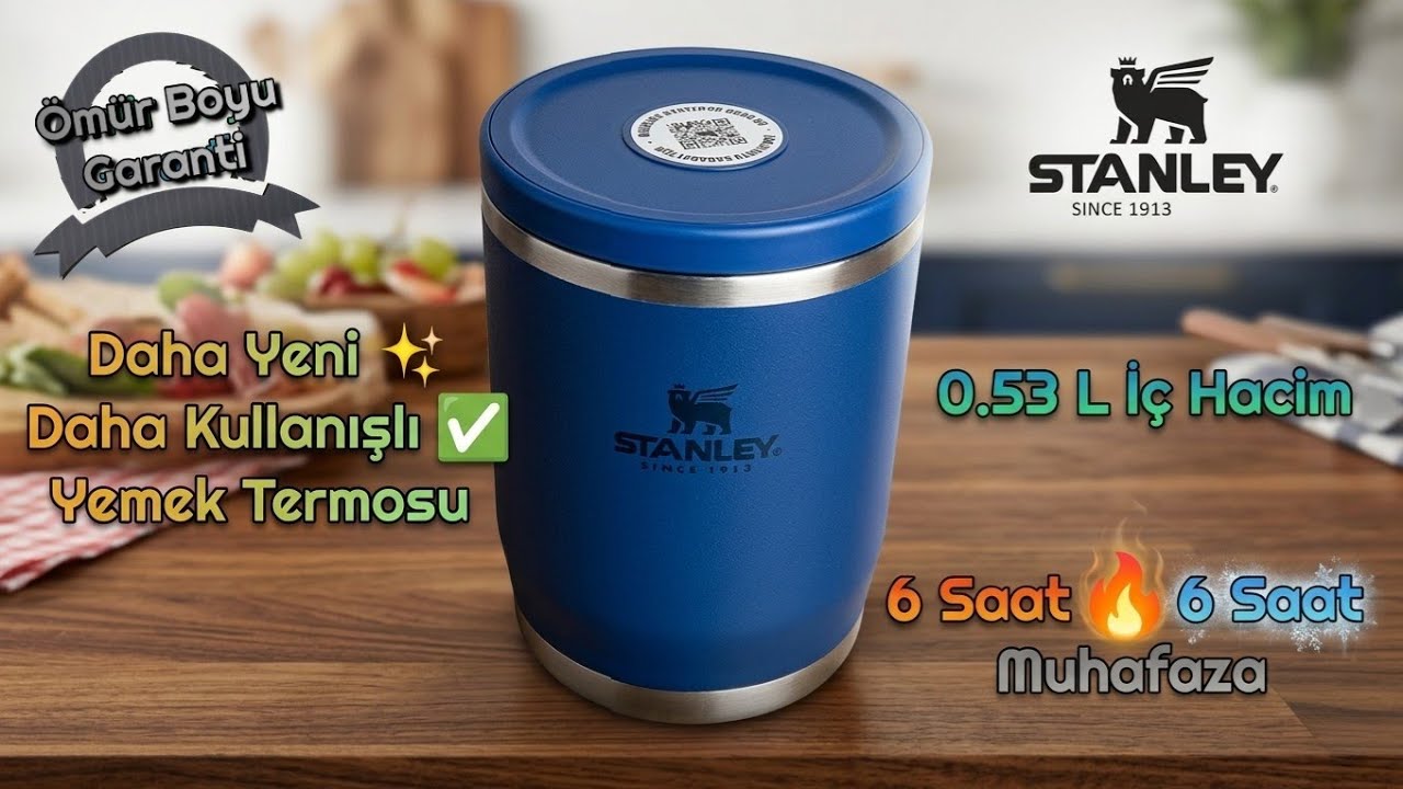 BİM'de  Satılan Stanley Adventure To-Go Food Jar 0,53 L Paslanmaz Çelik Yemek Termosu İncelemesi