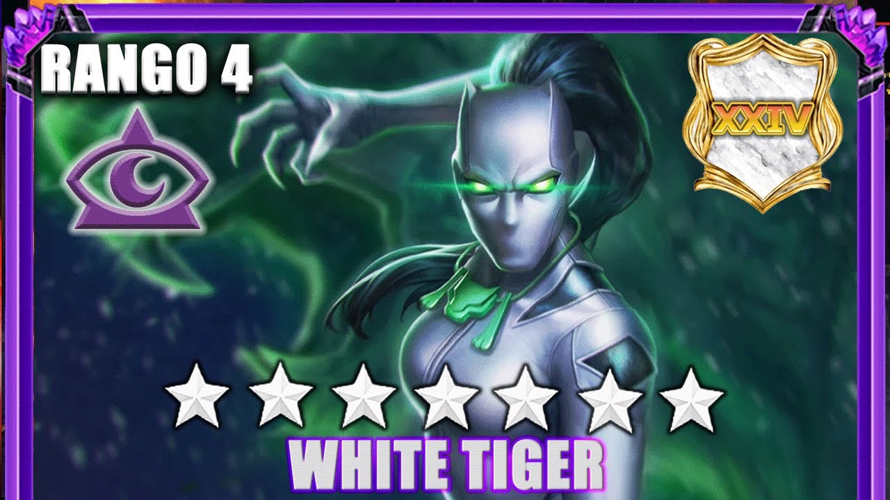 🐯WHITE TIGER🐯7🌟R4 (Con Grazia) - 💖 MARVEL Contest Of Champions 💖