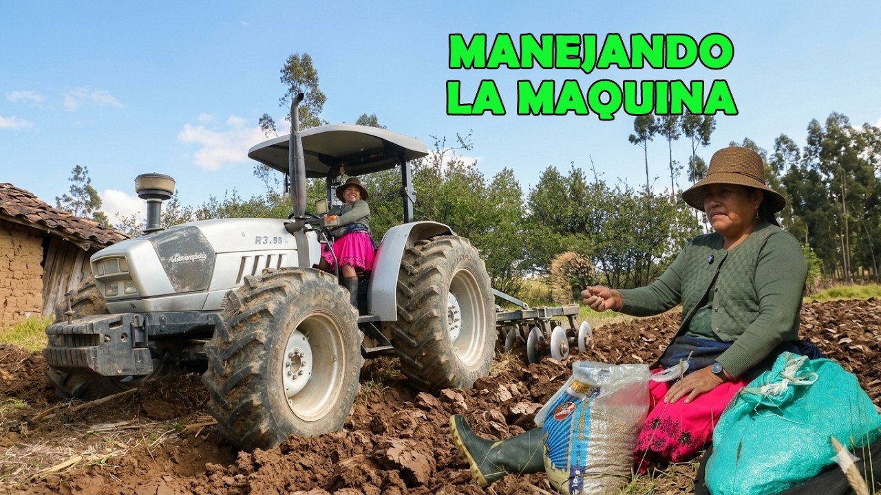 Maneje una ARADORA por primera vez| 🚜😍