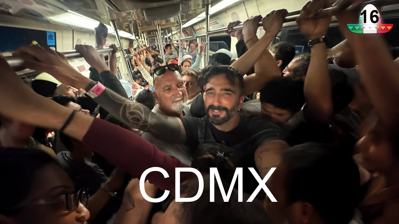 Sobrevivimos la METRO en HORA PICO en Ciudad de México y probamos las mejores garnachas de CDMX #16