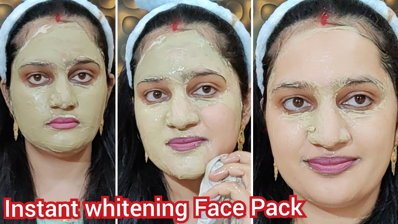 मुल्तानी मिट्टी में बस 1 चीज मिलाने से निखर गया मेरा चेहरा Full Body whitening Pack #facepack