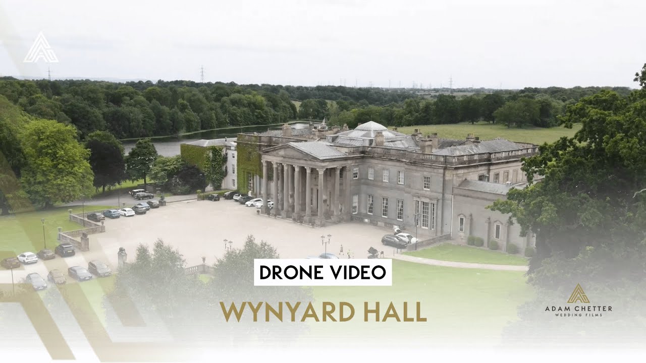 Wynyard Hall Wedding Venue Drone - Magnificent and Historic Stately Home