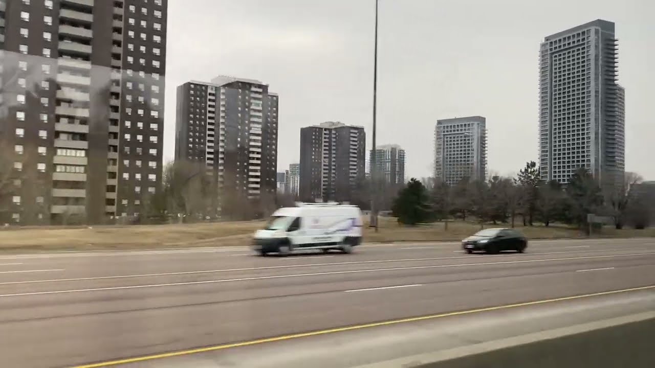 GO Bus Ride along 71C: Centennial to Union Station