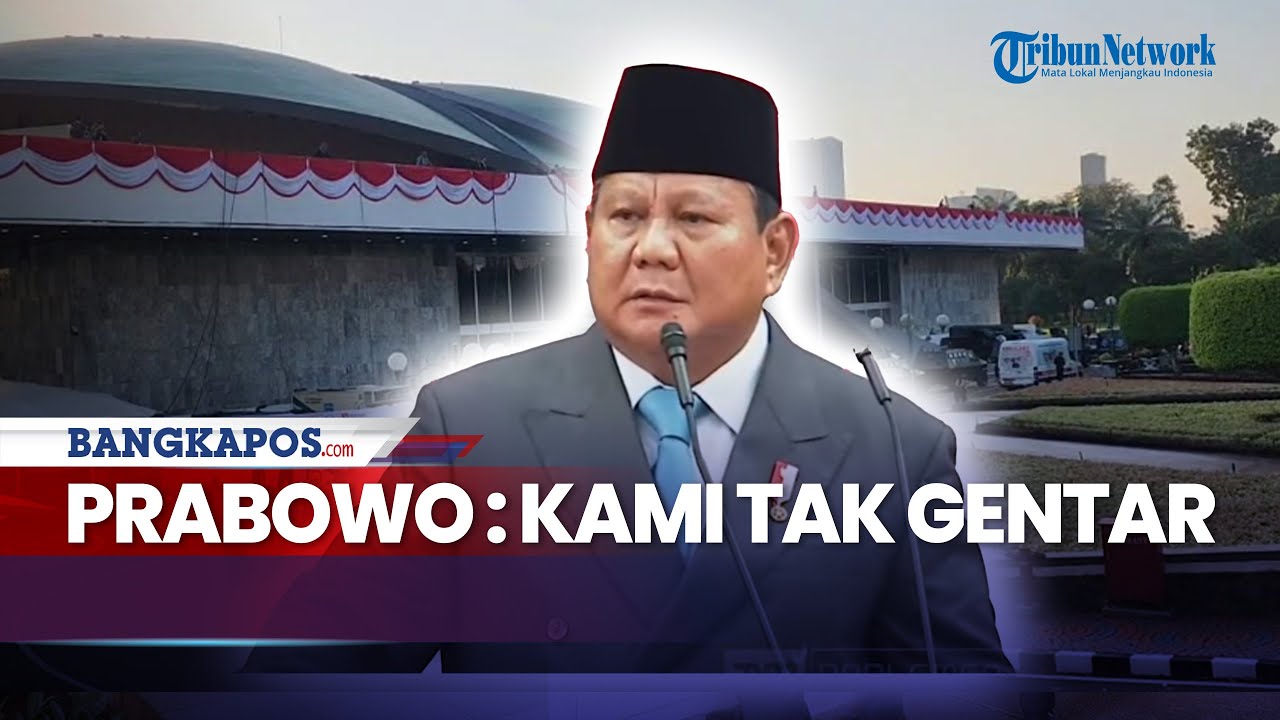 Prabowo Gebrak Podium di Sidang MPR “Kami Tak Gentar!”