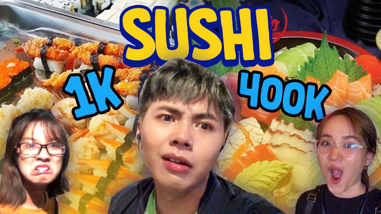 ĐẠI CHIẾN SUSHI 1K vs SUSHI 400k !!!! - ĐBGKTNK | CUỘI