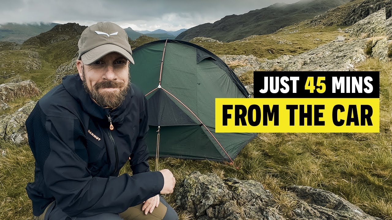 Hidden LAKE DISTRICT summit camp - Easy walk, EPIC sunset