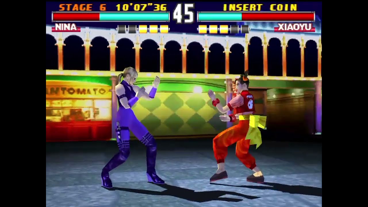 Nina Williams VS Ling Xiaoyu - Tekken 3