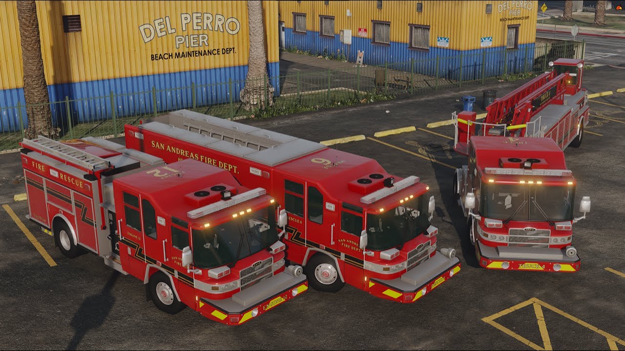2022 Generic Fire Truck Pack Showcase | RedSaint Modifications LLC