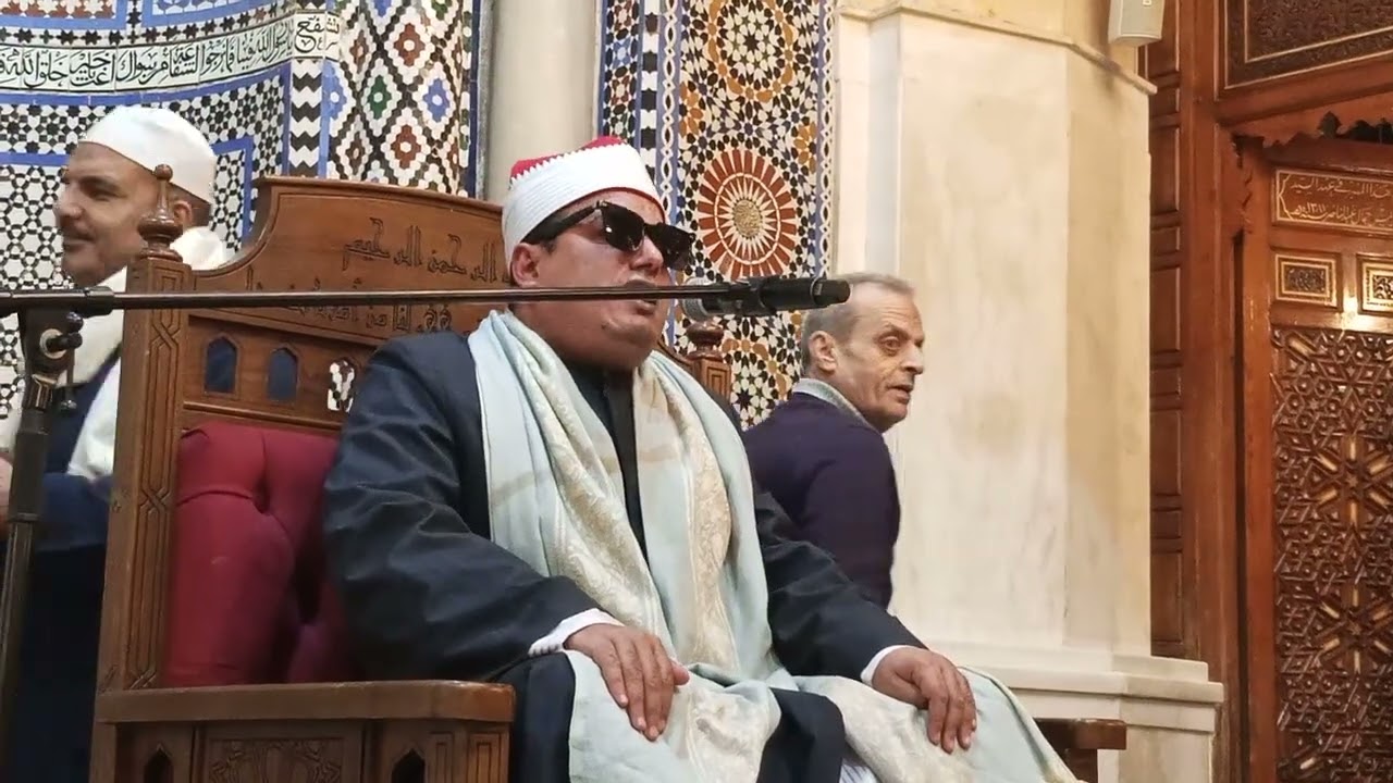 قرآن الفجر القارئ الشيخ السيد القوصي من مسجد الإمام الحسين رضي الله عنه 