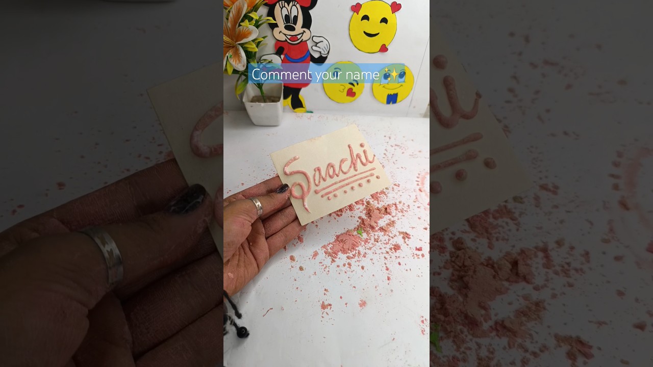 name design by holi colors holi color using ideas craft #holicolours #colour #namedesign #design