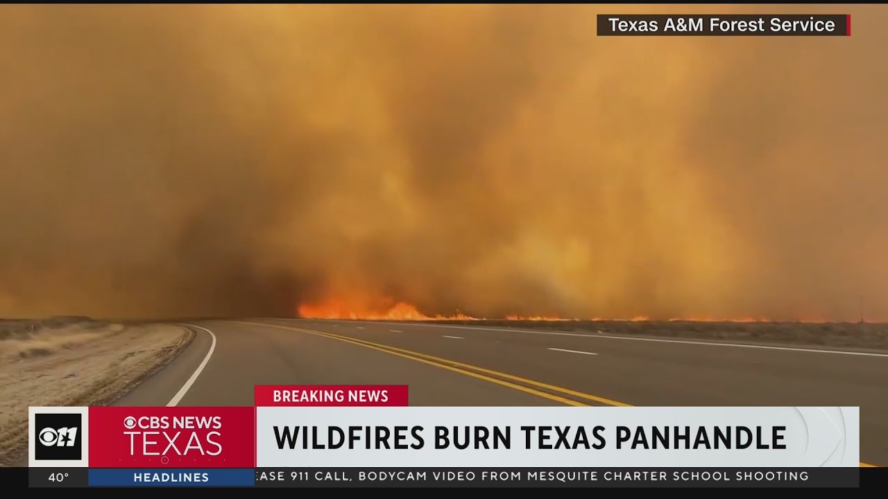 Wildfires continue to burn in the Texas Panhandle