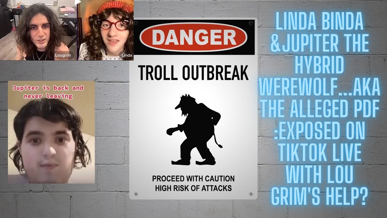 LInda BInda,LOu Grim and JUpiter The Hybrid Werewolf have a live stream together to expose JUpiter