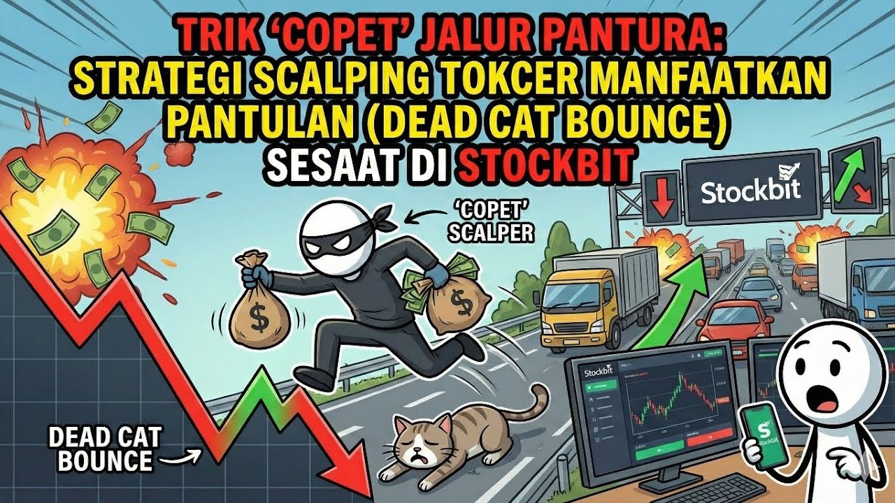 Trik 'Copet' Jalur Pantura: Strategi Scalping Tokcer Manfaatkan Dead Cat BounceSesaat di Stockbit