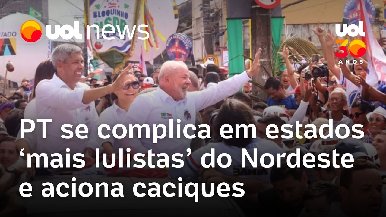PT se complica em estados 'mais lulistas' do Nordeste e aciona caciques dos estados e Lula