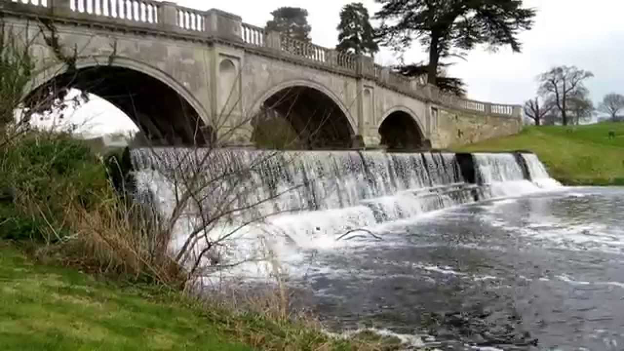 Weir at Palladian bridge, Brocket Hall, 31st March 2014 (1)