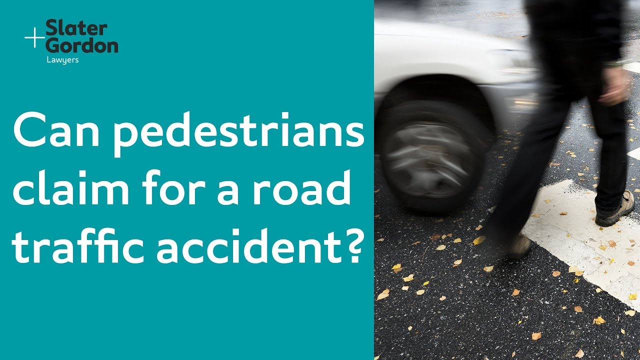 Can pedestrians claim compensation for a road traffic accident?