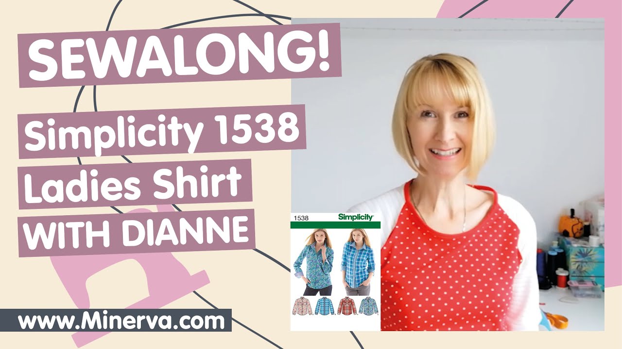 Minerva Sew-Along - Simplicity 1538 Ladies Shirt