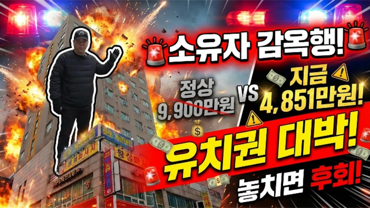 채무자 구속, 유치권 신고… 이 물건 왜 아무도 안 샀을까?