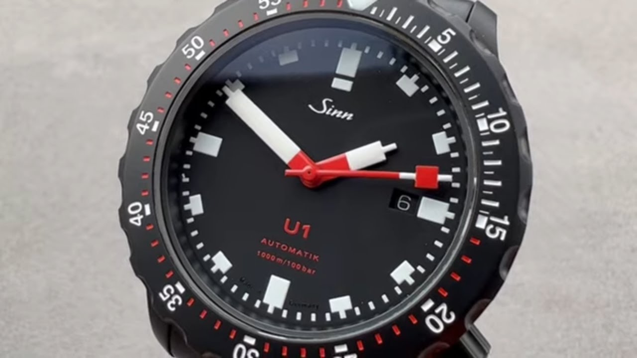 Sinn Diving Watch U1 S Black 1010.020 Sinn Watch Review