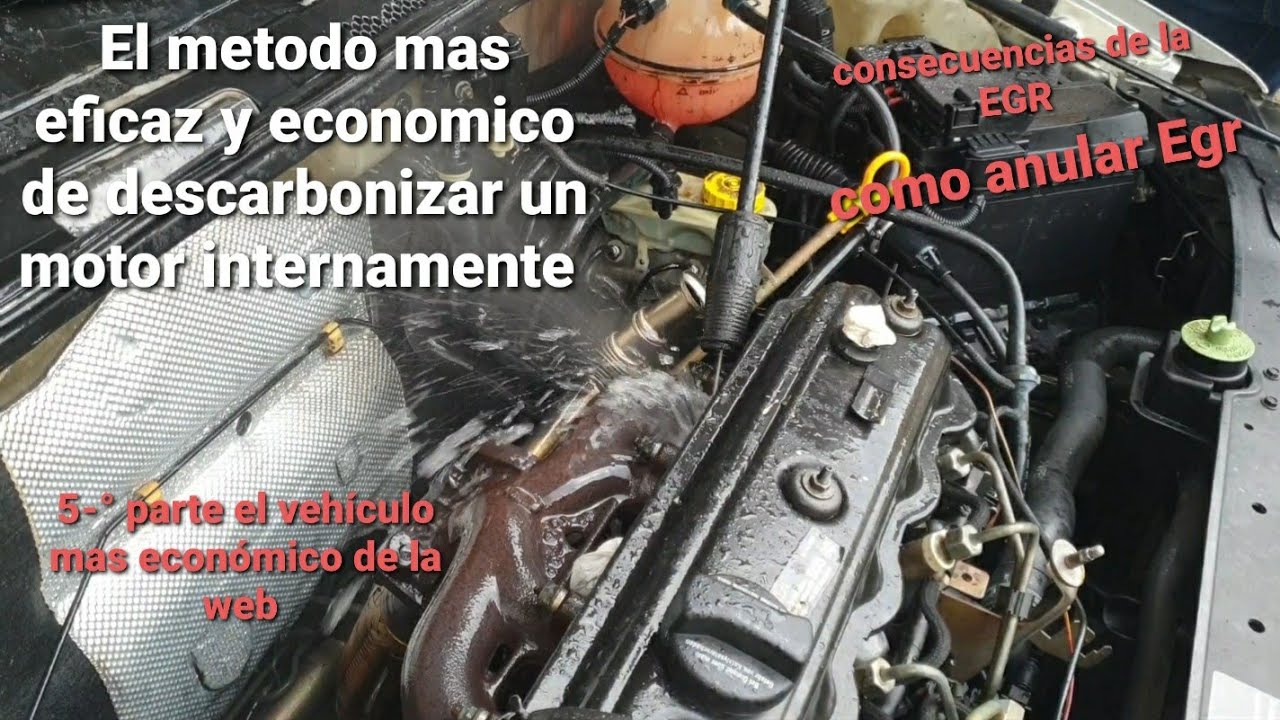 ⚡SOLUCIONAR PERDIDA DE POTENCIA, Y Descarbonizacion interna del motor (EFICAZ y ECONOMICO)👩‍🚒