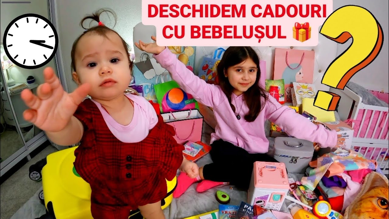🎁DESCHID CADOURILE de la ZIUA MEA cu BEBELUȘUL 👶 Ce am primit?📲