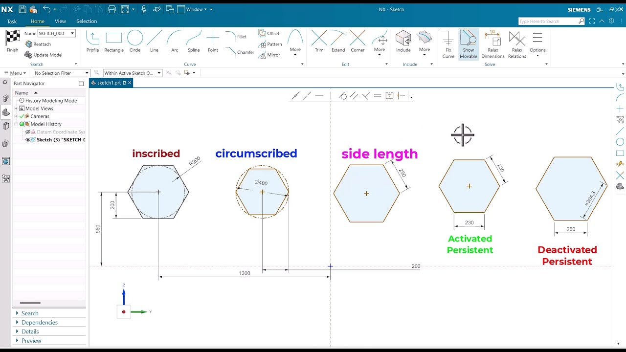 Polygon| How to use Polygon in NX| NX CAD| cad2liv