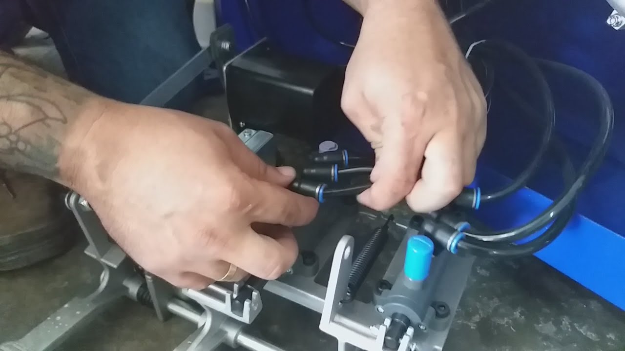 Troca da Válvula 5 vias nas desmontadoras Máquinas Ribeiro - Manutenção Vídeo 02