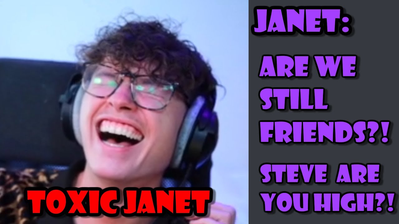 Steve Reacts to TOXIC JANET's MESSAGES